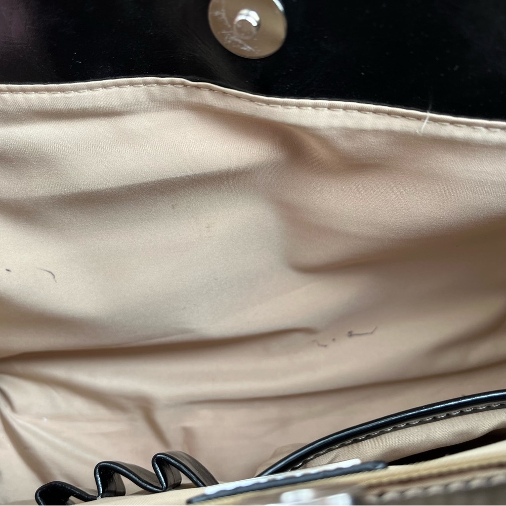 Vintage Giani Bernini black patent leather bag - Picture 6 of 12